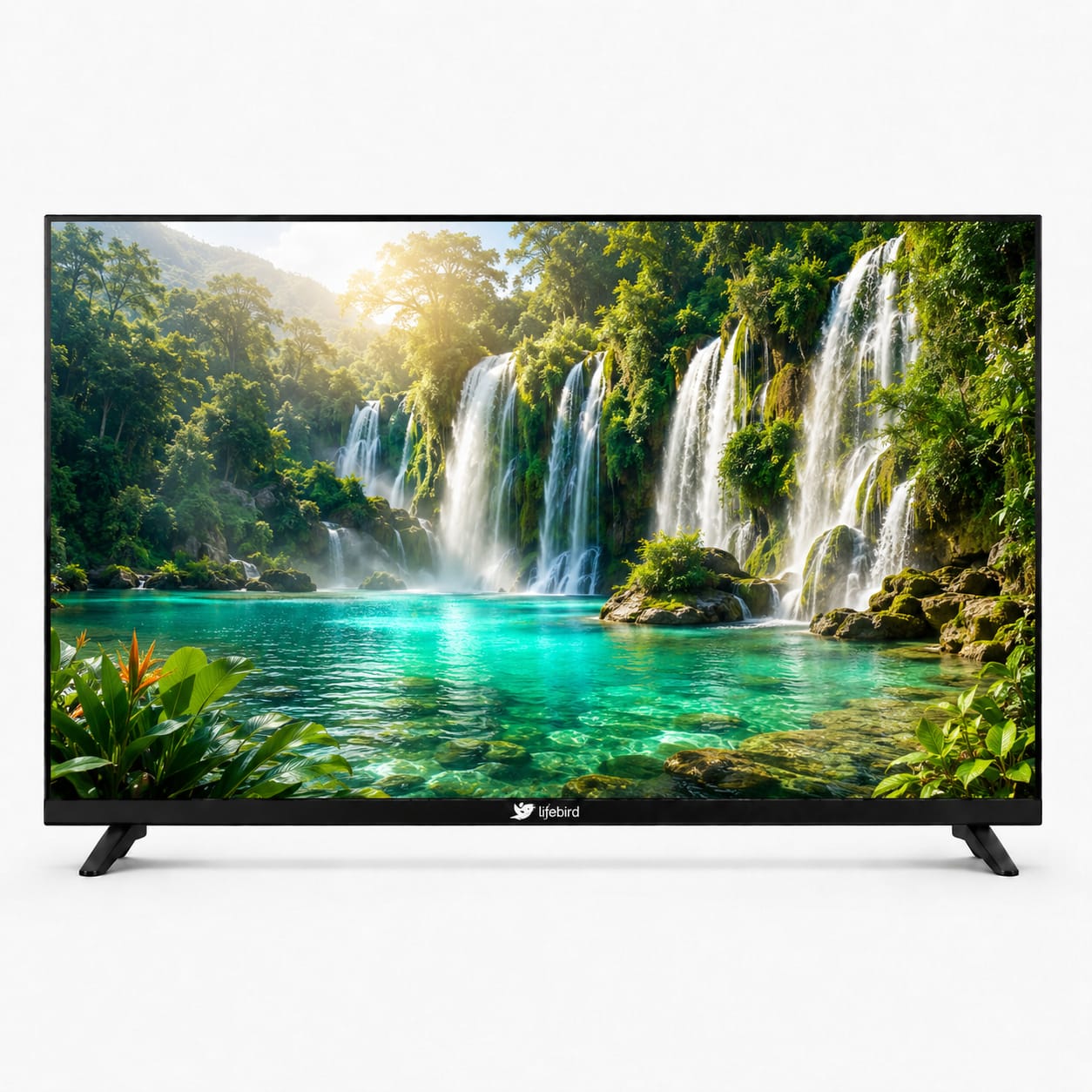 Lifebird 109 cm (43 inch)  Smart Android TV with Elegant frame with a bezel-less design.